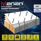 <!--F#f_0-->Manan 10pc Butyl Sound Deadener 50x40cm Heat Shield Noise Insulation Mat Sheet<!--F/-->