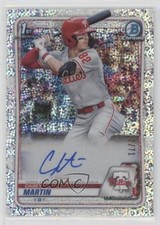 2020 Bowman Draft Chrome Picks Sparkle Refractor 17/71 Casey Martin Auto 0c6