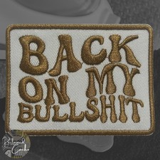 Back on my BS Iron On Patch Embroidered Craft Applique
