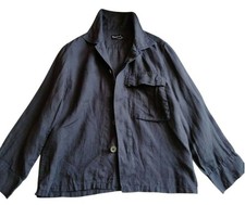 Margaret Howell Linen 3/4 Sleeve Shirt/Jacket Dark Grey Used