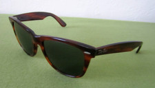 Ray-Ban Wayfarer II Vintage Sunglasses B L Bausch Lomb USA Tortoise Brown