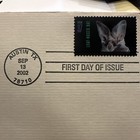 2002 American Bats Spotted Bat Gold GOLDEN Cover FDC STAMP Replica #131 — photo 3