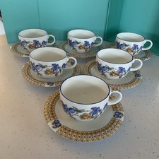 6 x Royal Doulton Tanglewood  Tea Cups & Saucers   in VGC
