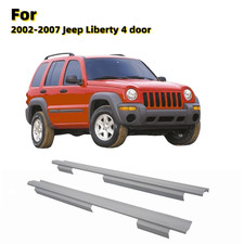 2pcs Slip-on Rocker Panel Fit For 2002-2007 Jeep Liberty 4 Door