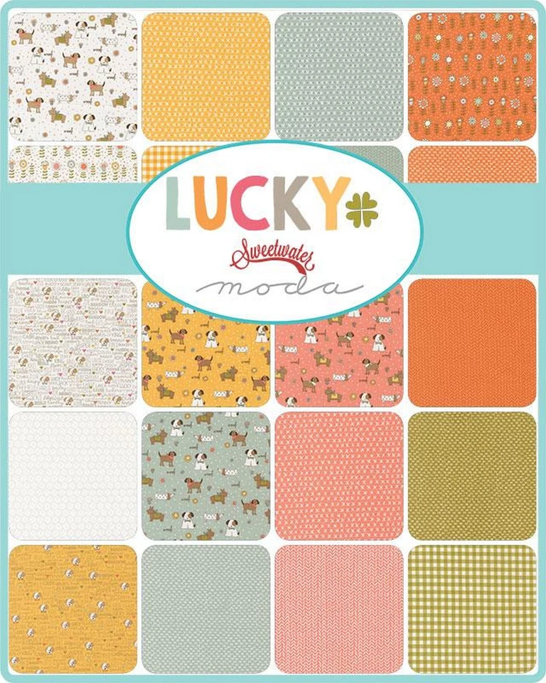 Lucky Moda Charm Pack 42 100% Cotton 5" Precut Fabric Squares - Image 2 of 4
