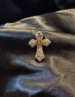 antique Silver Reliquaries Cross Pendent  — photo 2