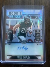2024 Contenders Optic Will Shipley Silver Auto Rookie