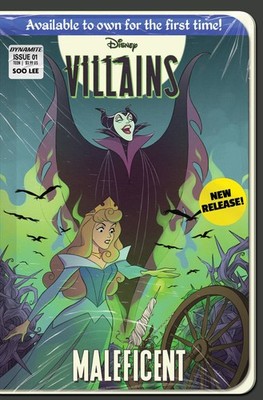 DISNEY VILLAINS MALEFICENT #1 VARIANT CVR H 10 COPY INCV VHS HOMAGE DYNAMITE