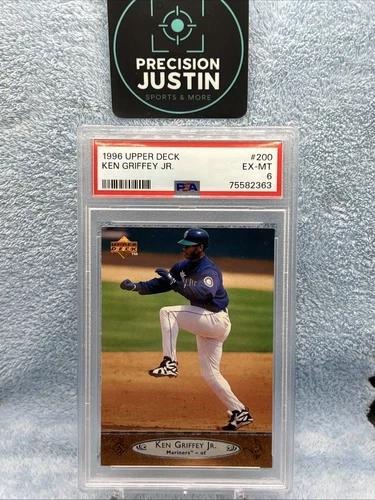 Ken Griffey Jr. Card 1996 Upper Deck #200 PSA 7