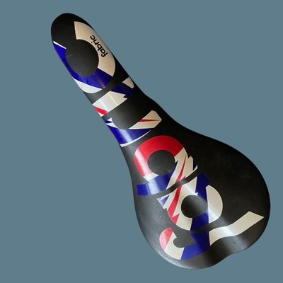 Seltener Full Design Union Jack Stoff MTB Sattel Neu nicht im Einzelhandel erhältlich