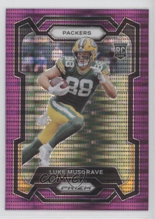 2023 Panini Prizm Rookies Purple Pulsar Prizm Luke Musgrave #337 Rookie RC 0i8b