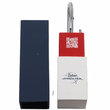 Fisher Original Astronaut Space Pen PR4 Black Ink Medium Point Back Grid Design