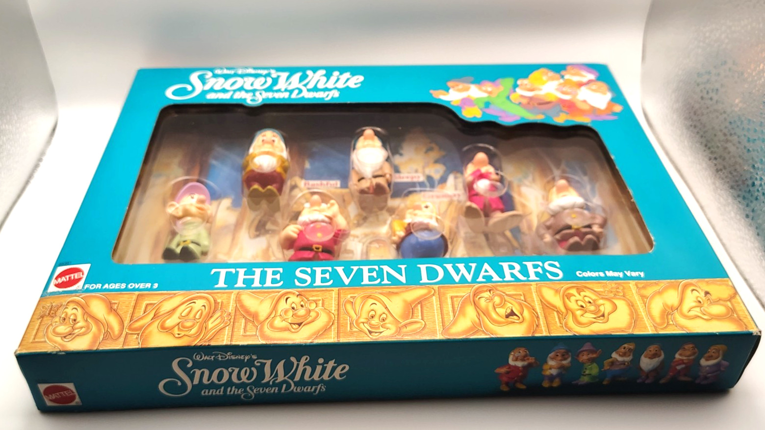 Mattel Disney's Snow White and the Seven Dwarfs Figurines - 7 Piece Set  1993