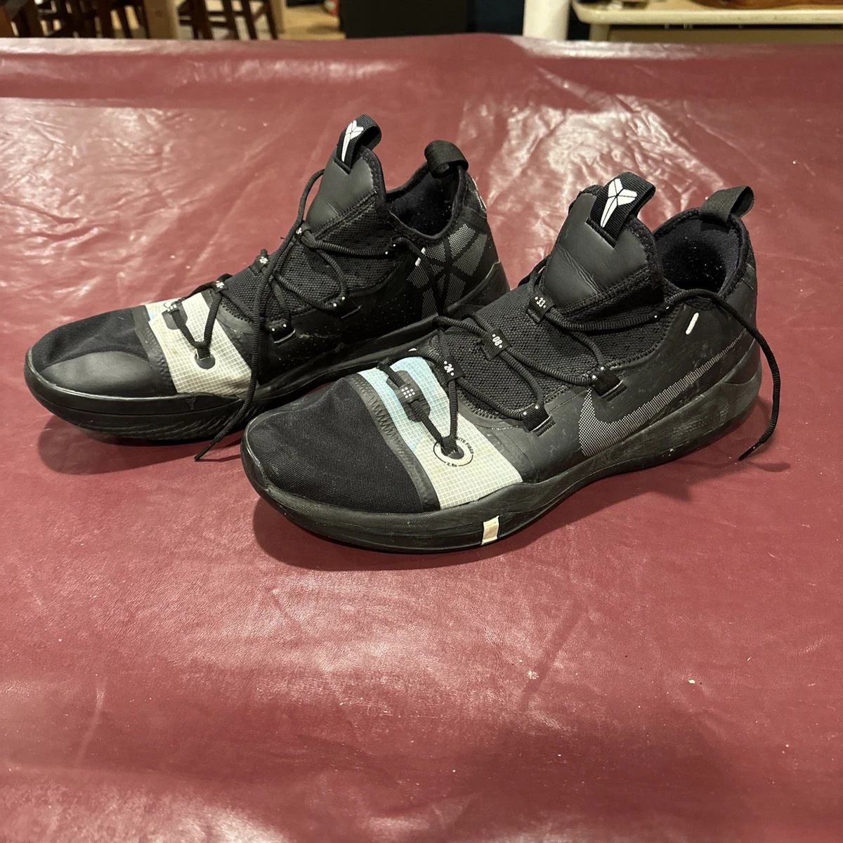 Nike Kobe A.D. Mid “TB Black” Metallic Silver-White Mens Sz 13 942521-002 Nike Kobe A.D. TB Black Silver | eBay main image 2