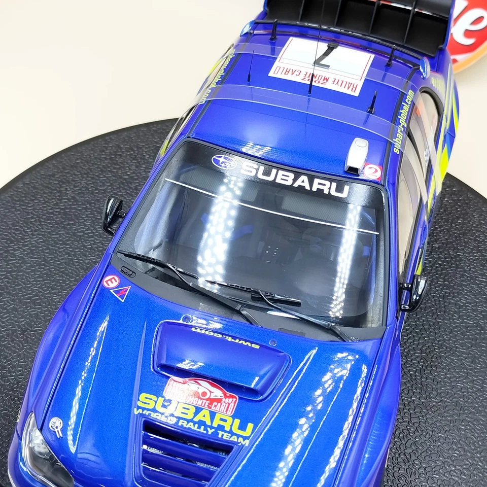 AUTOart 1/18 Subaru Impreza WRC 2007 Solberg #7 Monte Carlo Rally 80790 - Image 4 of 4