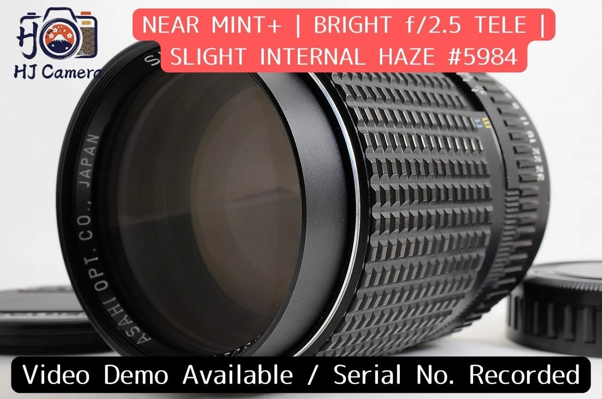 Pentax K 135mm Focal Camera Lenses f/2.5 Maximum Aperture for sale