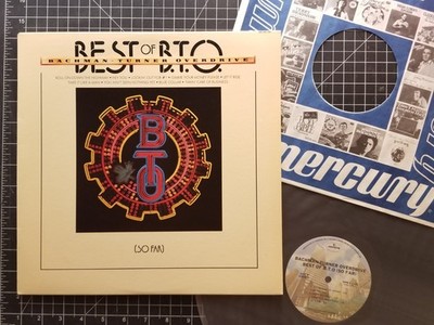 BACHMAN-TURNER OVERDRIVE Best Of B.T.O. (So Far) LP 1976 VG+ w/ INNER Hits BTO