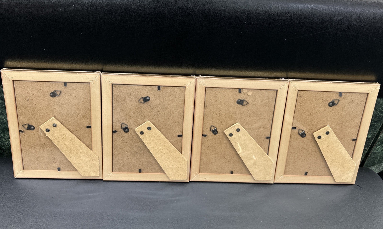 Trisonic Picture Glass Frames - 5" X 7" Gold Tone Lot of 4 Sealed