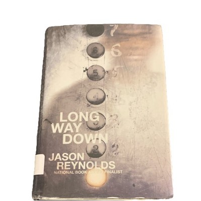 Jason Reynolds Long Way Down 2017 HC YA Novel in Verse w/DJ Ex-Lib