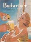 Budweiser Bud Light Beer Advertising Metal  Sign 8x12in Vintage Frogs Spud 915