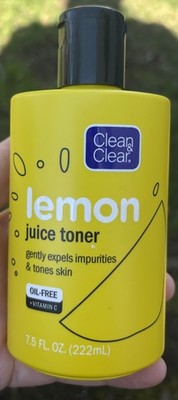 Clean & Clear Lemon Juice Acne Toner Oil Free Vitamin C 7.5oz