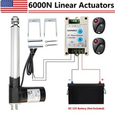 4"-18" Single Linear Actuator System Heavy Duty 6000N/1320lbs DC Linear Motor IG