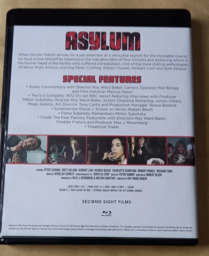 Asylum - Second Sight Films - Ltd Ed Blu Ray -  - Image 4 of 4