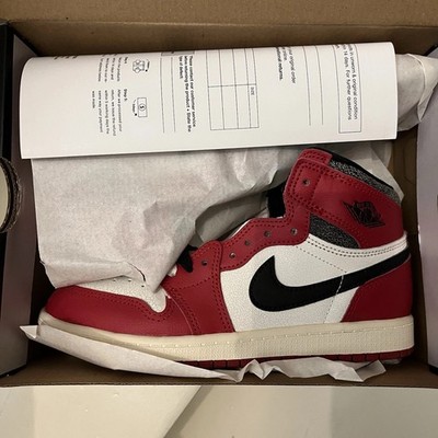 Jordan 1 Retro High OG (PS) Lost And Found Chicago Jungen Rot/Weiß/Schwarz EU 35