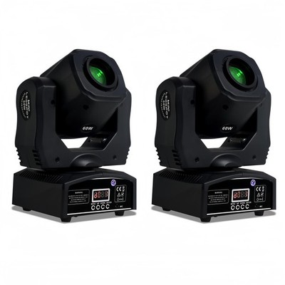 LED Stage Lights Moving Head Lights 60W LED Spotlights DMX 512 with Sound DJ Equ