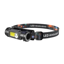 LED Headlamp Rechargeable Headlamp Magnet Work Light LED Headlight For Workable