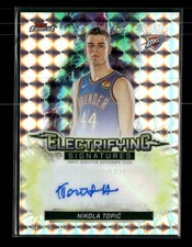 2025-26 Finest Electrifying Signatures Nikola Topić Auto #ESG-NT