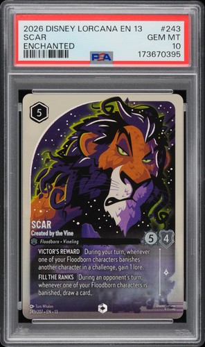 Scar - Created by the Vine graded PSA 10 for sale on eBay