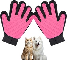 Pet Grooming Glove for Dogs, Cats, and Other Pets, Gentle Deshedding Brush Mitt