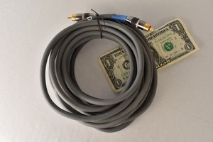 19ft Monster Cable M-SERIES M550SW Subwoofer Cable Single Cable