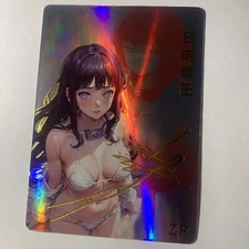 HINATA HYUGA Naruto Signed ACG Goddess Story Holo Girl Card