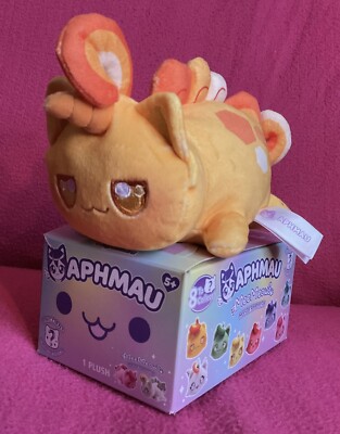 Aphmau MeeMeows orangefarbenes Einhorn Katze weiches Plüschtier 7 Zoll Bonkers Toys