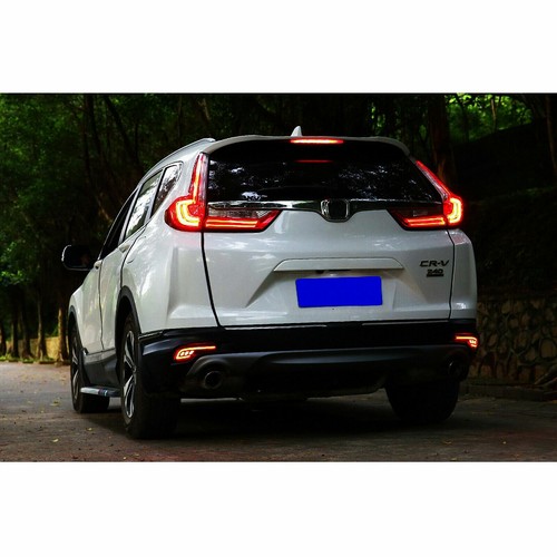 3D Optic LED Rear Bumper Reflector Brake Tail Light Lamp For Honda CRV 2017-2021 - Picture 10 of 12