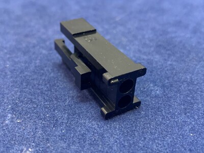 SMS2P1 (10er Pack) Rechteckstecker Gehäuse Stecker schwarz 0,200'' (5,08 mm)