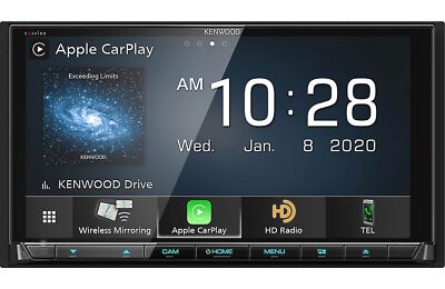 Kenwood Excelon DDX9907XR 6.8'' DVD Receiver w/ CMOS230LP Universal backup camera