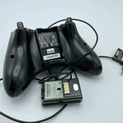 Microsoft Gamepad Controller für Xbox 360 schwarz mit Akku - Bild 4 von 6