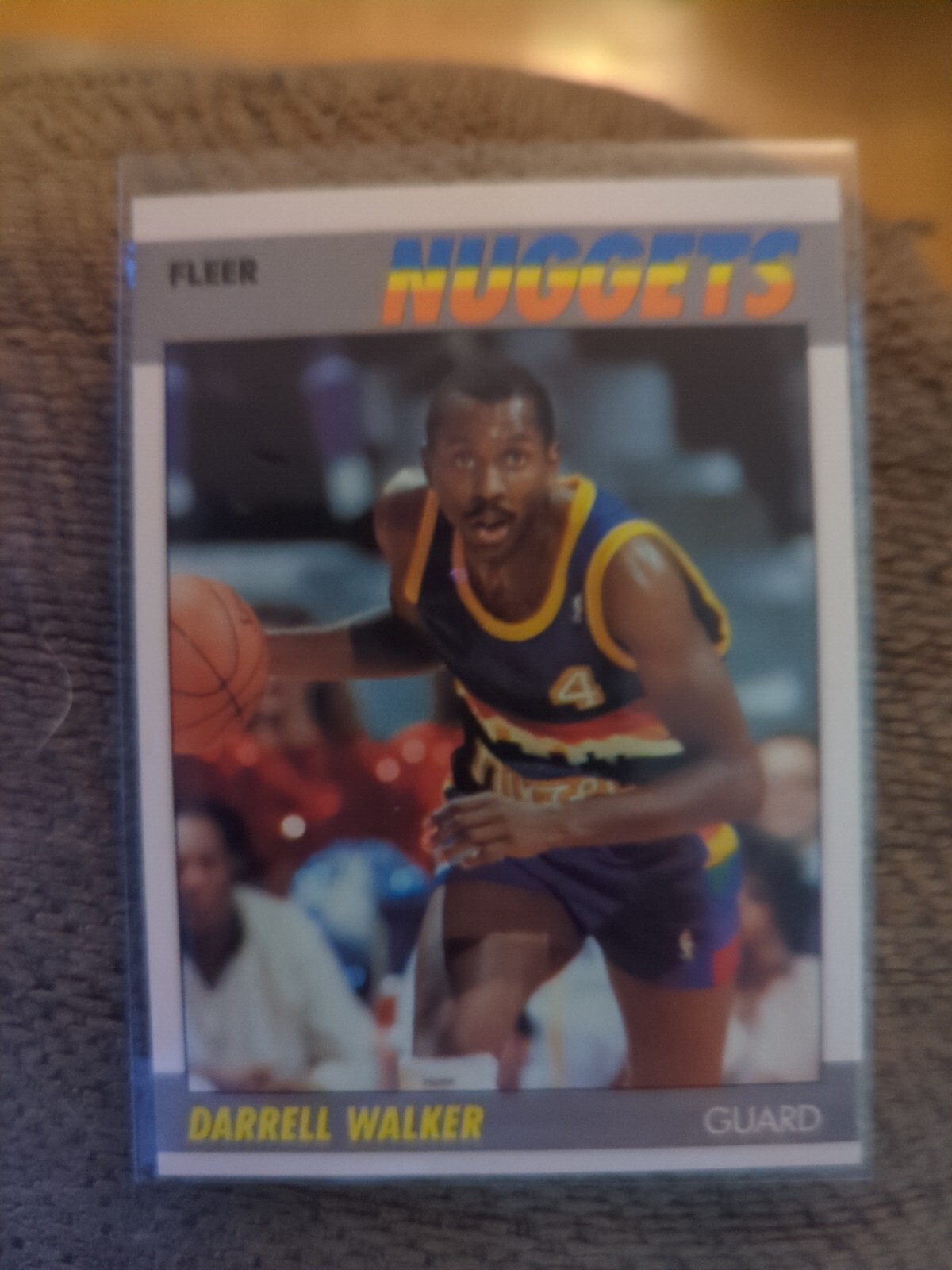 1987-88 Fleer - #117 Darrell Walker Denver Nuggets