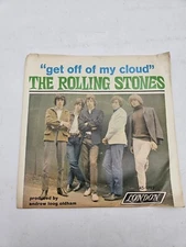 THE ROLLING STONES Get Off Of My Cloud on London rock 45 with picture sleeve