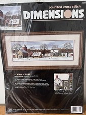 Dimensions Counted Cross StitchKit Scenic Farm 3841