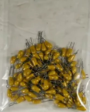 10uf 25V Tantalum Capacitor  10% Radial Lot of 100