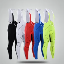 Mens Thermal Fleece cycling bib Pants cycling pants Cycling Bibs bicycle pants