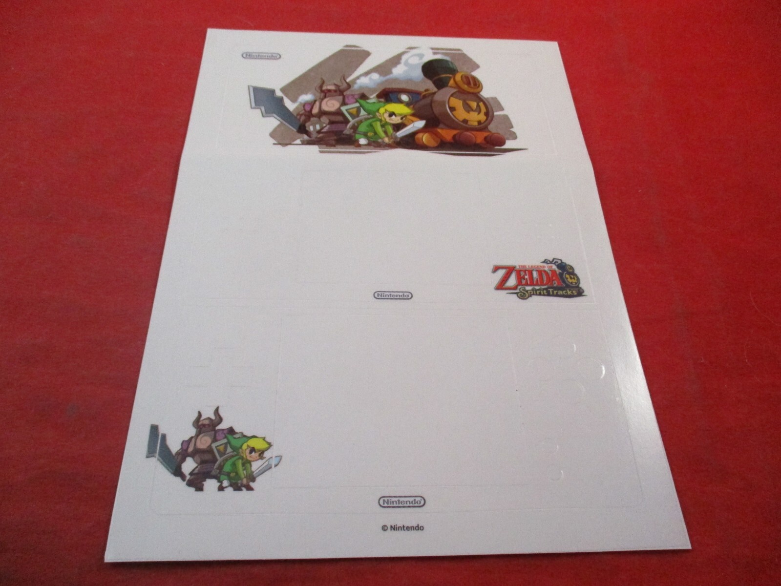 Legend of Zelda Spirit Tracks Nintendo Magazine DS System Console Skin Sticker-image