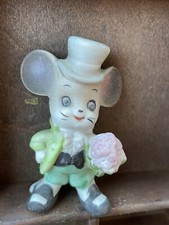Vintage Mouse Figurine 3" MICE Matte finish Miniature Anthropomorphic