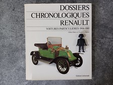 Livre Dossiers Chronologiques RENAULT Tome 2 de 1906 à 1910.