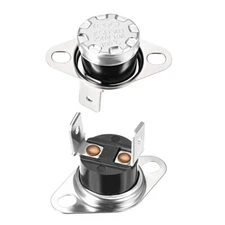 2Pcs Temperature Control Switch Thermostat 105°C 10A Normally Closed NC