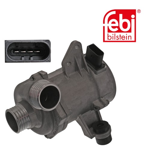 Febi Bilstein 103075 Pompa Acqua Con Anello Tenuta - Ricambio Per Mercedes-Benz, Alluminio, 1 Unità